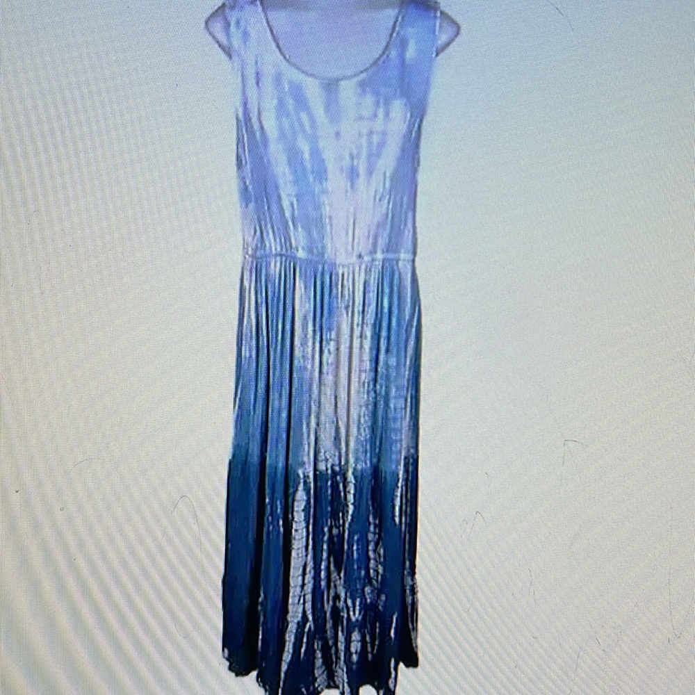 Blue Ombre Maxi Dress